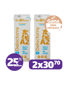 Leche Delactomy sin Lactosa UHT tetrabik. Normal 20.50
