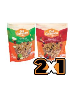Granola Manzana Verde o Avena y Frutos Rojos Normal 31.20 *Aplica a la misma variedad