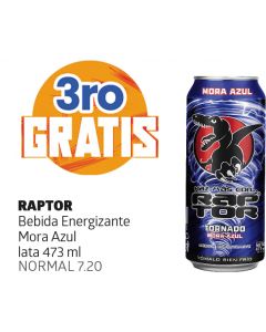 Bebida energizante Mora Azul lata 473 ml NORMAL 7.20