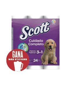 Papel higiénico triple hoja 24 rollos Normal 131.50 *Antes de usarse léase las instrucciones